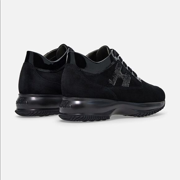 HOGAN Interactive Black Sneakers Sequins Luxury - Picture 3 of 15